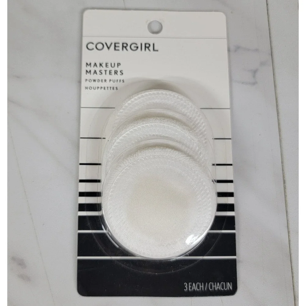 Makeup Masters Powder‎ Puffs, 3 ct, White COVERGIRL